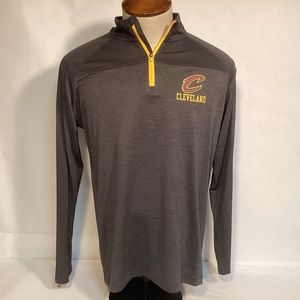 Under Armour Cleveland Cavaliers 1/4 zip heat gear loose pullover men’s Medium